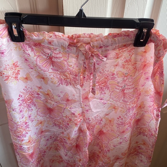 Papinelle NWT 2-piece set Butterfly Silk Blend Long Sleeve Tie Waist Pajamas Set - Picture 7 of 13